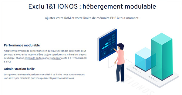 Hébergement web 1&1 IONOS